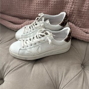 Golden goose pure star size 40 leopard heel